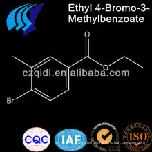 brown red liquid 98%min Ethyl 4-Bromo-3-Methylbenzoate C10H11BrO2 cas 160313-69-9